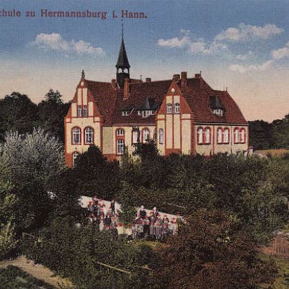 Christian-Schule in Hermannsburg im Jahre 1904
